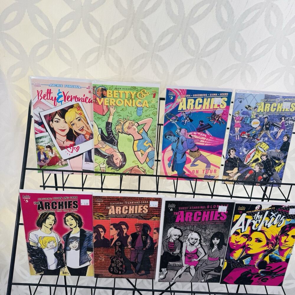 Archies 2 4-6, 5-6 Variants & Betty Veronica Volume 2: 1 & Volume 3: 1 Lot